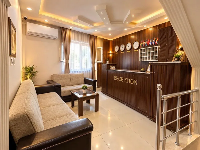 Ayyıldız Otel karşılama alanı